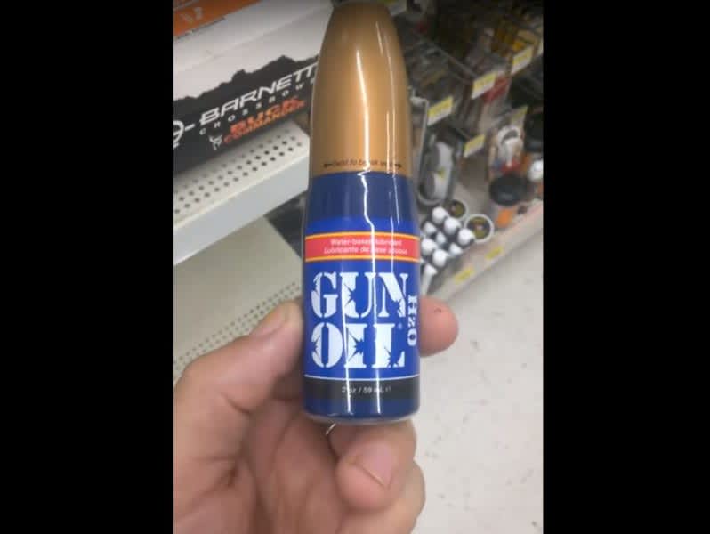 Walmart Mistakenly Places Personal Lubricant ‘Gun Oil’ Product on Gun Counter