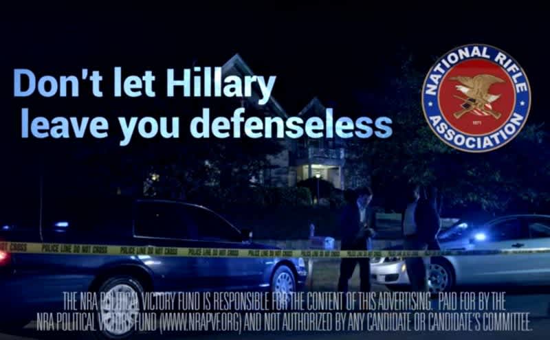 Video: NRA Slams Hillary Clinton in These New Commercials