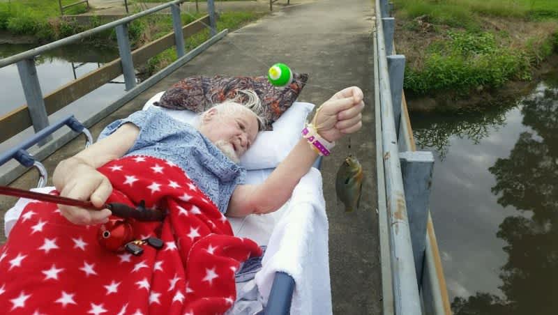 Veteran Takes One Final Fishing Trip as Dying Wish