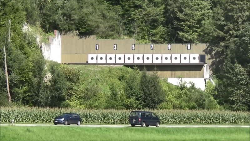 Video: Rifle Range that Shoots Over a Busy Main Road!