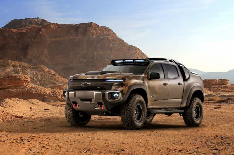 GM Reveals Chevy Colorado ZH2 Fuel Cell Electric Vehicle Destined for The Army