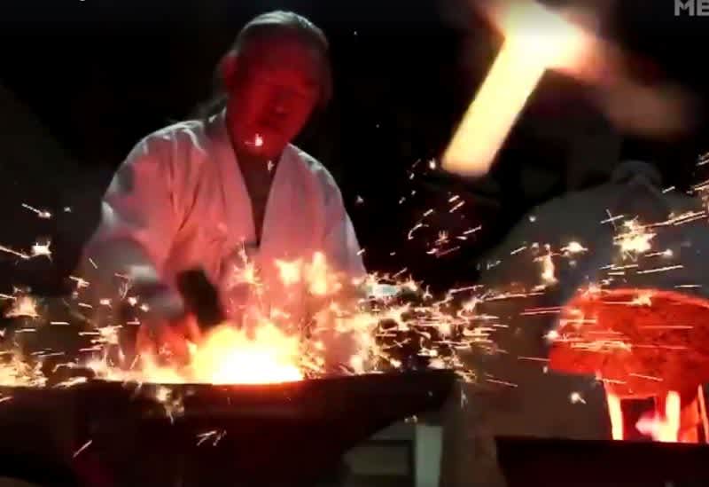 Video: Handcrafting a Sword from Ore to Beautiful Finished Product