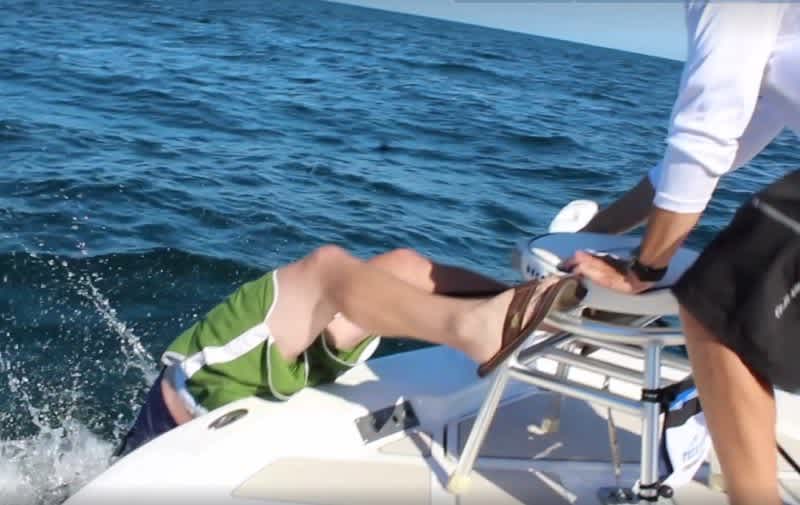 Video: Goliath Grouper Pulls Angler Overboard