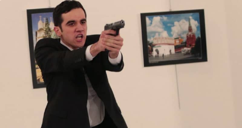 Warning Graphic: Russian Ambassador to Turkey Assassinated with Domestically Produced Canik TP9