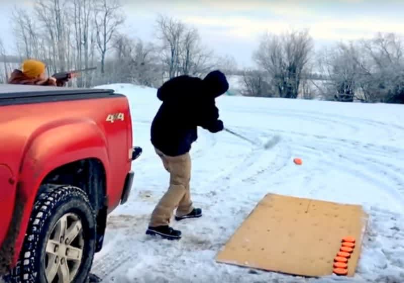 Video: How About a Little Canadian Skeet Shooting, Eh?
