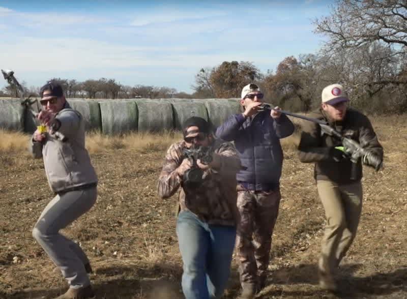 Dude Perfect Brings the Firepower in this Extreme Marksman Edition Trick Shot Video