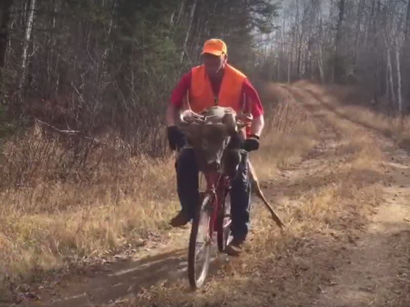 Video: Hauling Trophy Buck on a Bike!