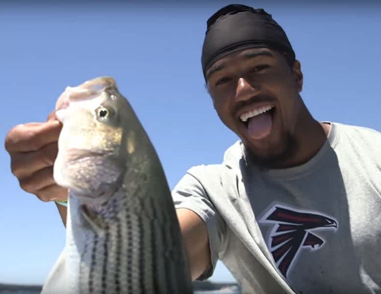 Video: The Super Bowl-Bound Atlanta Falcons Team Up with Wounded Warriors to Host ‘Fishing with the Falcons’