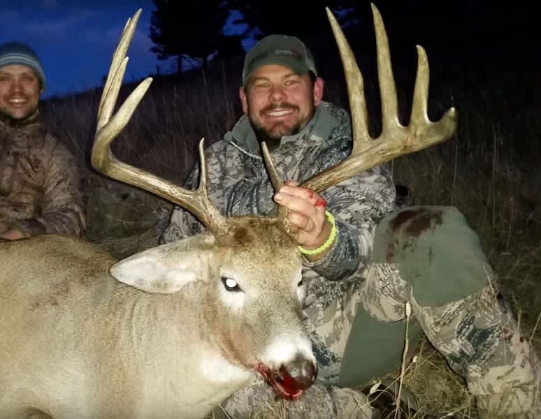Video: Boone & Crockett Whitetail Hits the Dirt on Amazing Backcountry Montana Hunt