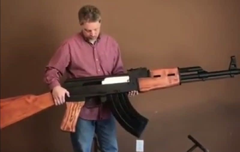 Video: You Have to Check Out This Giant Wooden AK-47 Replica