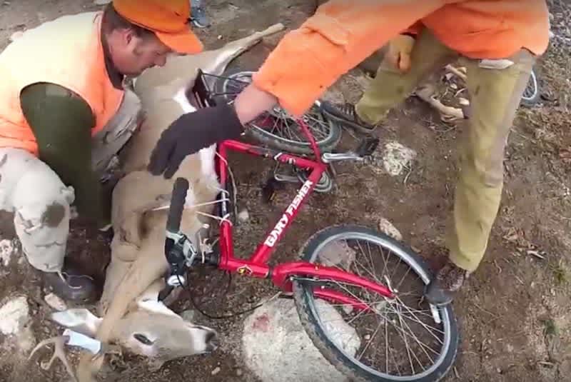 Video: Behind the Scenes of “Hauling Trophy Buck on a Bike”