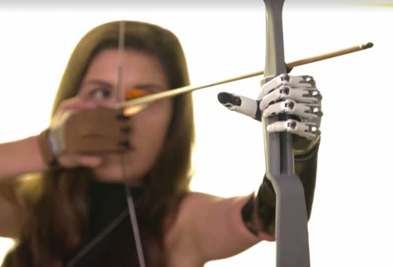 Video: Watch This ‘Cyborg’ Shoot a Tight Group with Her Bow & Arrow