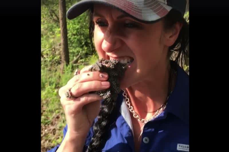 Video: Melissa Bachman Spits Out $50-Per-Ounce Spoonbill Caviar