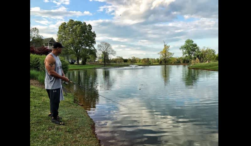 Photo of the Day: Dwayne ‘The Rock’ Johnson Finds Time for Bass Fishing