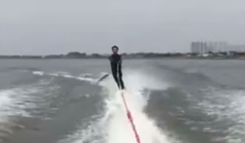 Video: Flying Fish Drills Unfortunate Water Skier Where the Sun Don’t Shine