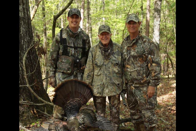 Jimmy Carter Bags a Nice Tom Turkey with Bill and Tyler Jordan