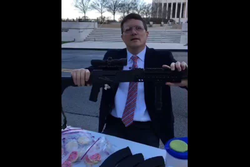 Video: Tennessee Rep. Mike Stewart Sells AK-47 at Lemonade Stand to Promote Background Checks