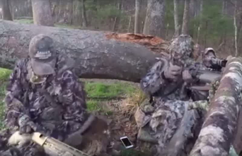 Must-See Live Video! Man Gets Shot from Behind by Another Turkey Hunter