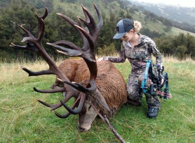 13-Year-Old Girl Tags Two Monster Red Stags – Then Receives Death Threats