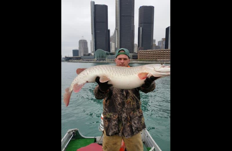 Who Ever Said Fishing in Downtown Detroit was No Good?