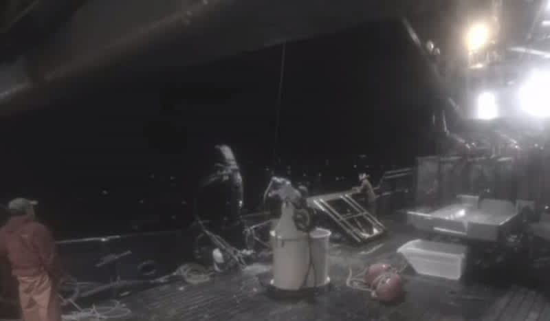 Video: ‘Deadliest Catch’ Deckhand Nearly Hooked in the Face and Narrowly Avoids Death