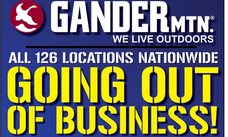 Gander Mountain Begins Liquidating ALL 126 Store Locations Nationwide