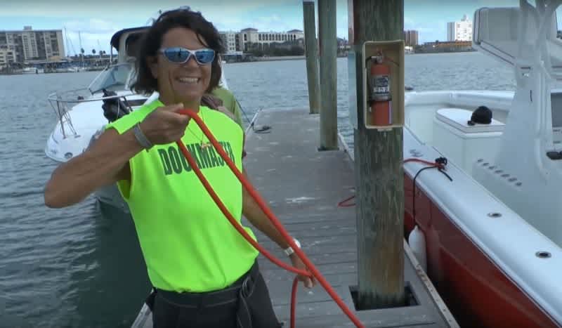 Video: This Lady Can Tie A Cleat Hitch One-Handed Faster Than You