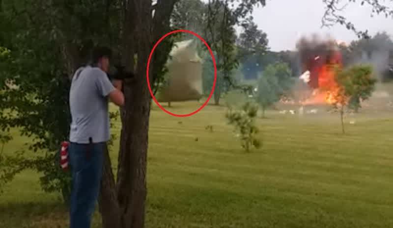 Video: Binary Explosive Blows Fridge Door Right Off It’s Hinges and Almost Kills Shooter