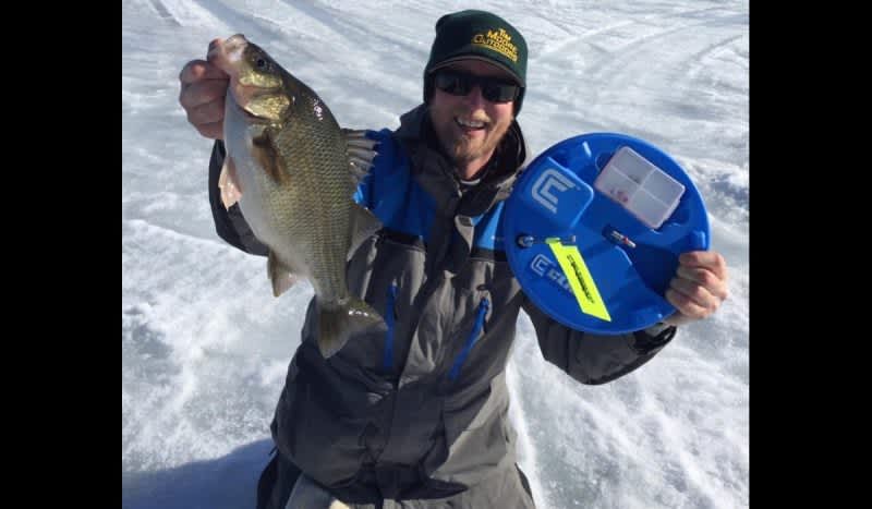 This Tip-Up World Record White Perch Will Blow Your Mind!