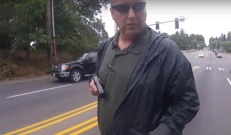 Video: King County Detective Suspended After Holding Motorcyclist at Gunpoint
