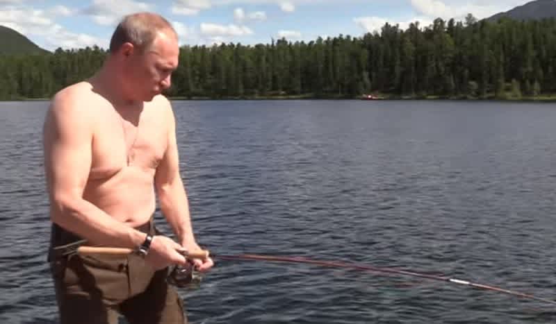 Video: A Siberian Fishing Vacation Fit for Vladimir Putin