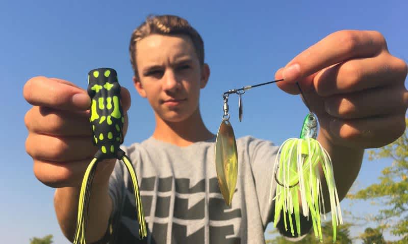 Terminator Popping Frog + Titanium Spinnerbait = Best Day for Big Bass