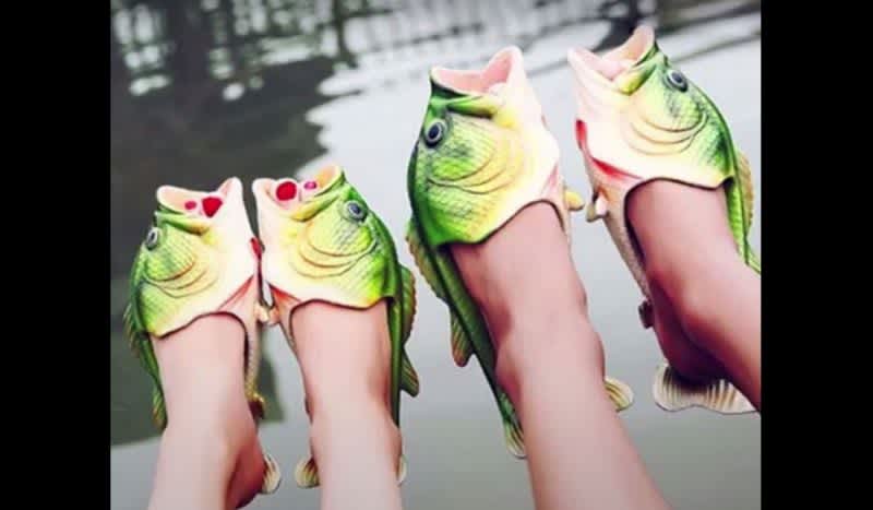 Video: Would You Slip Your Feet into a Pair of These Largemouth