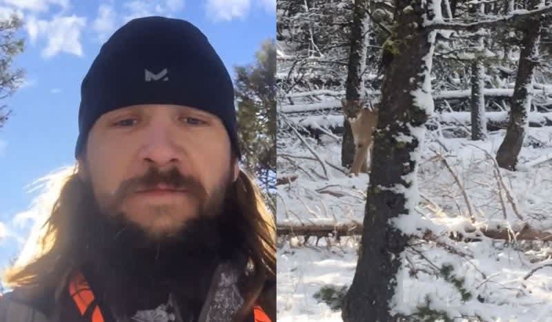 Video: Hunter has Eerie Feeling Wash Over Him; Finds Himself Face-to-Face with Stealthy Mountain Lion