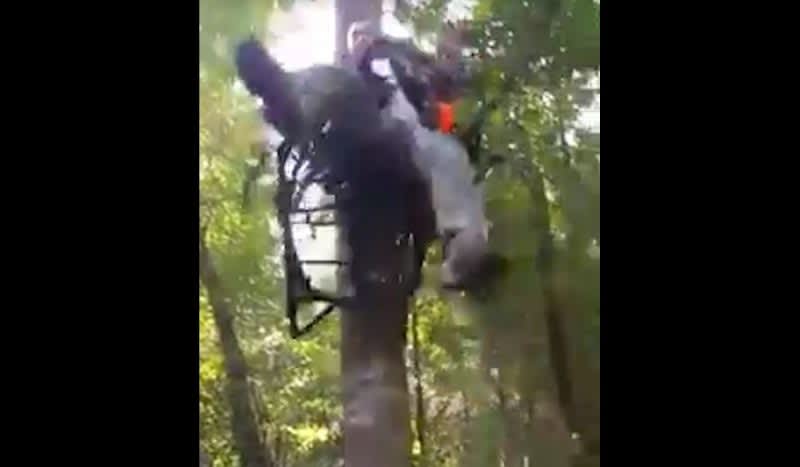 Video: Quick Reminder to Strap on a Safety Harness in a Treestand