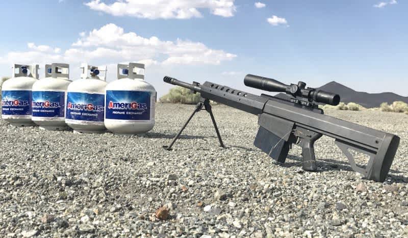 Video: 50 Cal vs Propane Tanks is Nothing but Pure Awesomeness