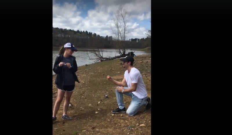 Video: Marriage Proposal by A Clever Angler