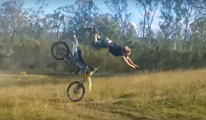 Video: Compilation of What Happens When Folks Send It Too Hard on Dirt Bikes/ATVs