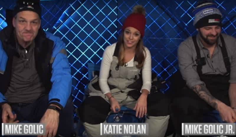 Ice Fishing Video: ESPN’s Katie Nolan Joins the Golics for Super Bowl Fun and Predictions