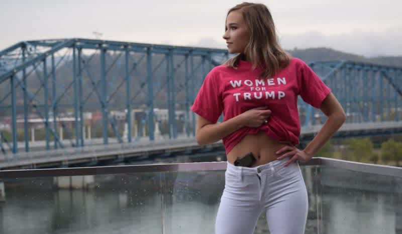Tennessee College Senior Defends Posing in Trump Shirt With a Gun in Her Waistband for Graduation Photo