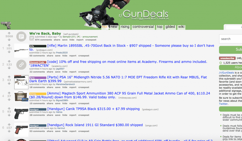 The Return of r/gundeals