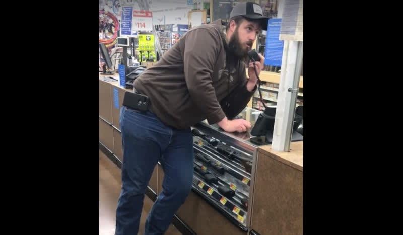 Video: Frustrated Hunter Shopping at Walmart Grabs PA and Begs For Help Buying Hunting License