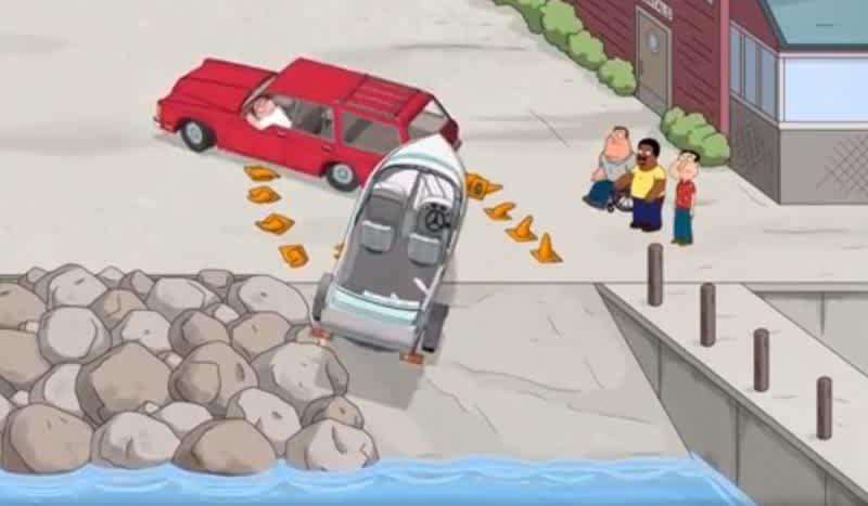 Video: ‘Family Guy’ Hilariously Trolls Boat Launch Failures