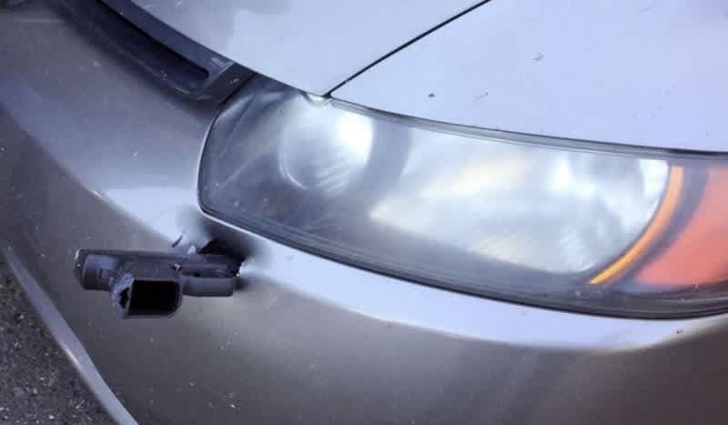 Police Recover Handgun Embedded in the Front Bumper of a Honda Traveling on Washington Interstate