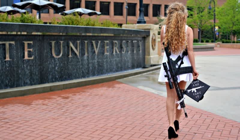 Kent State University Grad Celebrates by Walking Campus With AR-10 Rifle