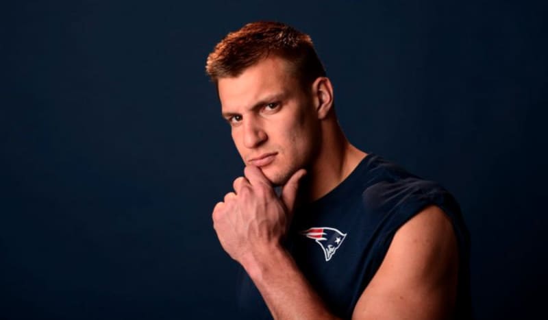 Gronk Shooting a Minigun is the One Video You Need to See Today