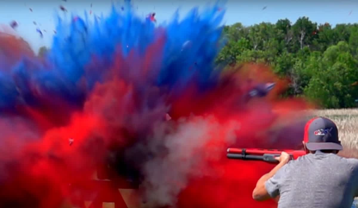 Gould Brothers Take Aim to Find Out How Many Spray Paint Cans a Shotgun Will Shoot Through
