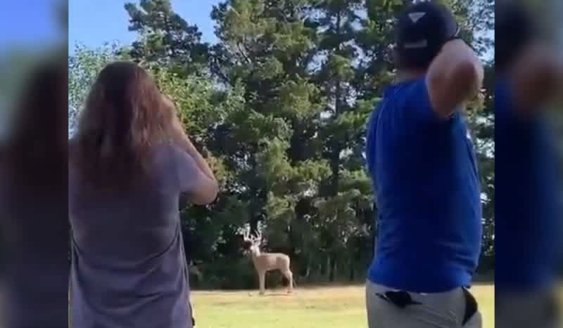 Video: Guy Rigs Buck Decoy To Deliver The Perfect Bowhunter Proposal