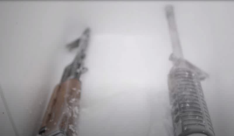 AR15 VS. AK47: Sub-Zero Freezing Torture Test