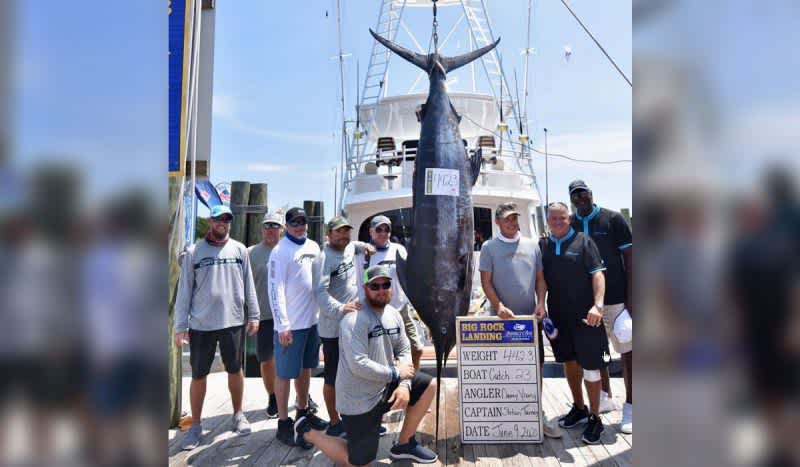 Michael Jordan Lands Trophy Blue Marlin in North Carolina Fishing Tournament